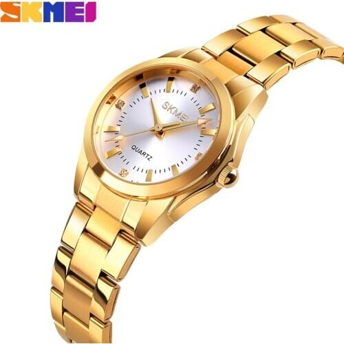SKMEI Fashion Simple Quartz Women Watch Japan Movement Luxury Quartz Watches For Women Thin Lady Hour Ladies reloj mujer 1620
