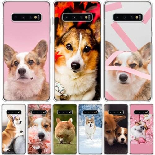 Welsh Cut Corgi Dog Cover Phone Case For Samsung Galaxy S10 S20 Ultra Note 10 9 8 S9 S8 J4 J6 J8 + Lite Plus Pro S7 Coque