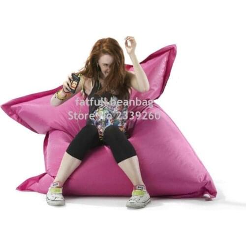Cover only No Filler -Pink fashion outdoor bean bag chair, indoor music relax beanbag recliner , no beans inside
