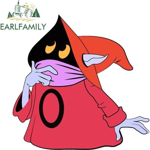 EARLFAMILY 13cm x 12.9cm for He Man Masters Orko Vinyl Car Stickers Air Conditioner Surfboard Decal Waterproof DIY Car Styling