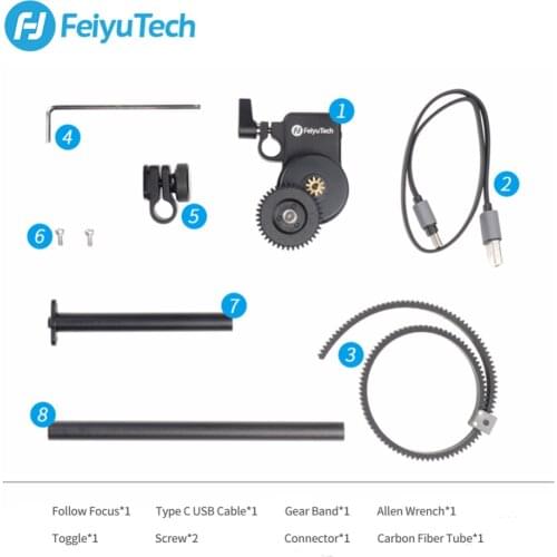 Feiyutech AKFII Brushless Motor Follow Focus Ring Kit for AK2000 AK4000 AK Series DSLR Stabilizer Gimbal Easy installation