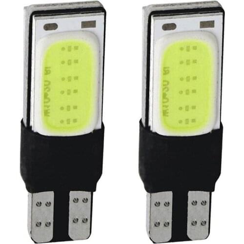 New 2Pcs T10 194 Double-sided 5W High Quality Low Consumption Ultra Long Life COB LED Light Car Vehicle Interior Light#268464