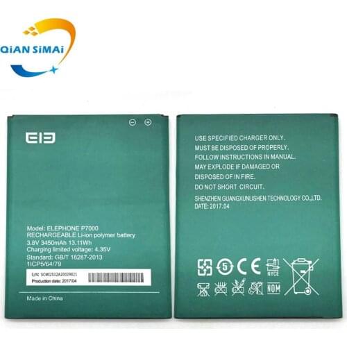 2019 New P7000 3450mAh Battery Replacement For Elephone P7000 Phone + Tracking code