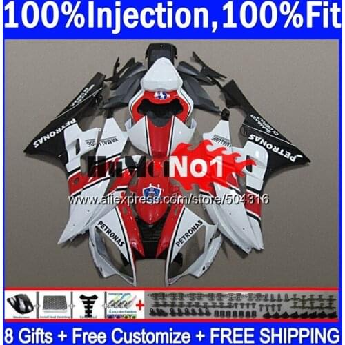 OEM For YAMAHA YZF R 6 YZF 600 YZF-600 7MC.82 Top Red White YZF R6 06-07 600CC YZF600 YZF-R6 2006 2007 YZFR6 06 07 OEM Fairings