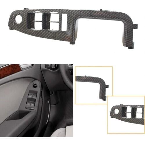 Window Lift Panel Replacement Carbon Pattern Window Switch Bezel Trim 8E1867171b for Audi A4 B6 B7 01-08