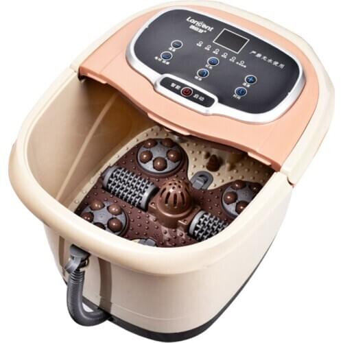 Panic buying electric heating thermostatic foot basin household automatic massage foot washing bucket plastic bathroom supplies