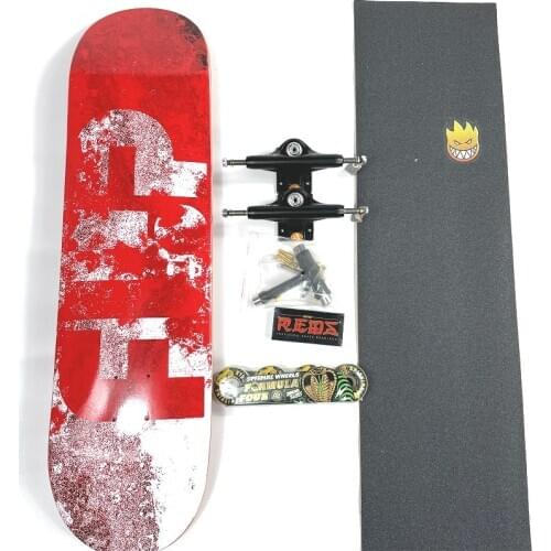 Skateboard Flip Complete Set 8.0/8.125/8.25/8.375/8.5 Professional 7 Layers Of Canadian Maple Stain High Quality