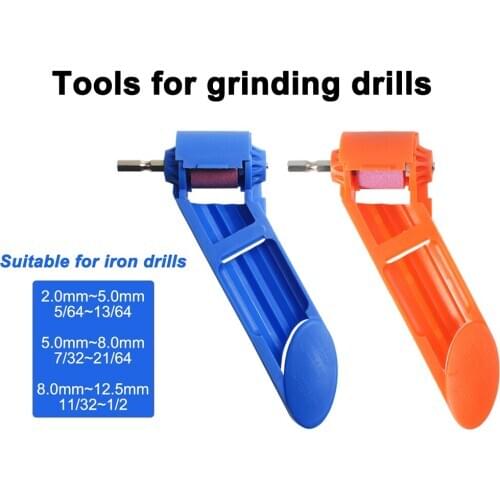 2-12.5mm Portable Corundum Grinding Wheel Drill Bit Sharpener Titanium Drill Portable Drill Bit Powered Tool Parts