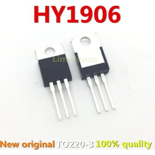 100% nuevo 50 unids/lote original MOSFET HY1906 HY1906P 120A 60V TO-220 Transistor