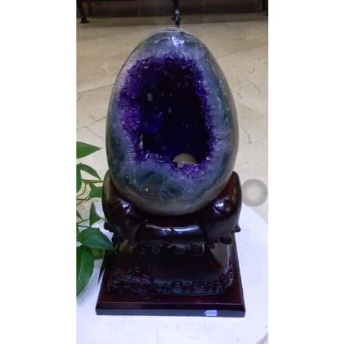 Natural Brazilian Uruguayan Amethyst cave cornucopia raw ore purse dinosaur egg Crystal Cluster jewelry geomantic ornaments