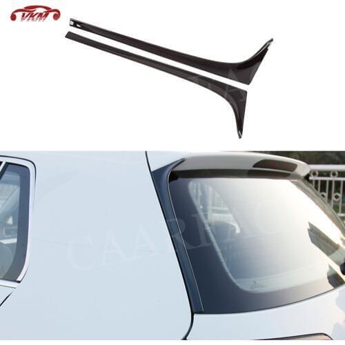 Rear Side Spoiler Windshield Aprons Winglet Trims Sticker for Volkswagen VW Golf 7 MK7 VII MK7.5 Standard 2014-2019 GTI Style