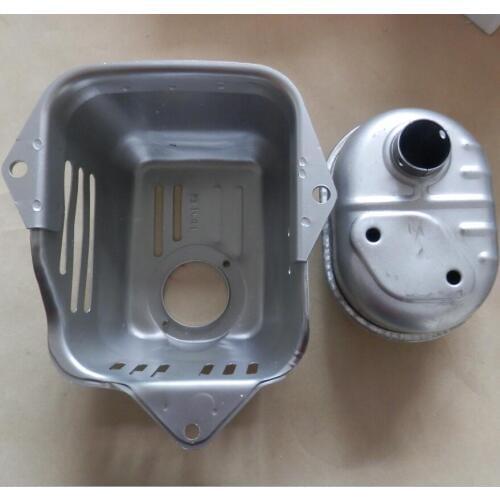 GCV160 EXHAUST MUFFLER / COVER ASSEMBLY FITS HONDA GCV135 GC135 GC160 PROTECTOR RAMMER SILENCER SHROUD TAMPER HEAT HIELD ASSY