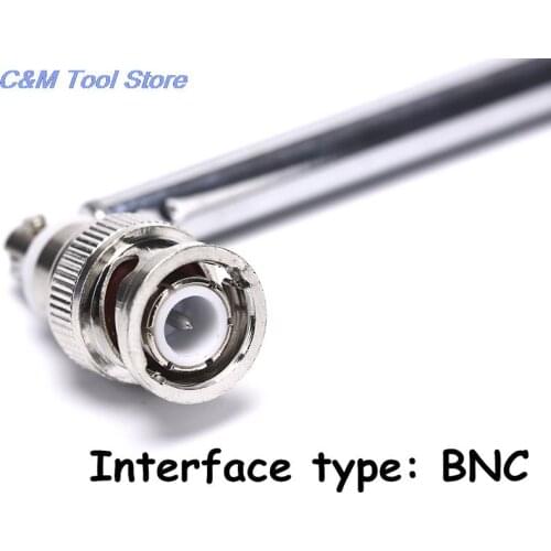 New 1pc 360 Degrees 765mm Telescopic Antenna Q9 BNC Connector Portable FM Radio Scanner VHF UHF TW