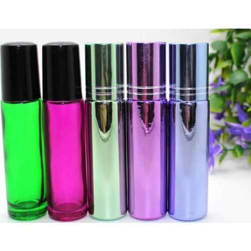 10ML THICK ROLL ON GLASS BOTTLE Fragrances ESSENTIAL OIL bottle Roller Ball