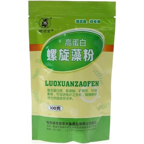 100g Spirulina Powder Natural Health Food Organic Nutrient Pure Antiradiation Drop Shipping