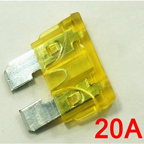 100 pcs/lot) 20A / 32V Car Vehicle Auto Medium Blade ATO Fuse, 20 Amp, Automotive Fuse