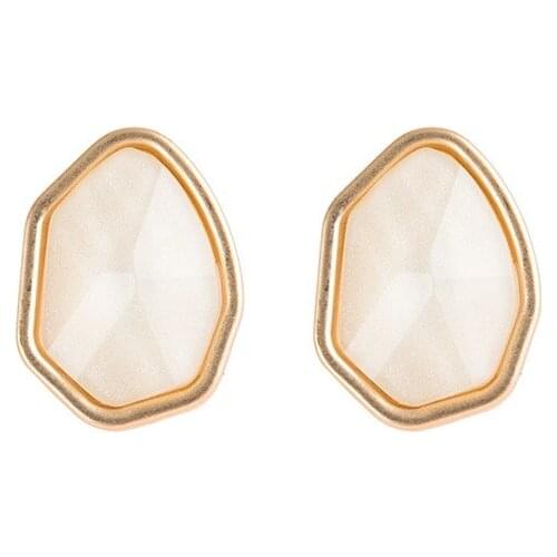 12 pair /lot Fashion metal contracted irregular earring for women polygon stud earrings female Vintage joker stud earrings Night