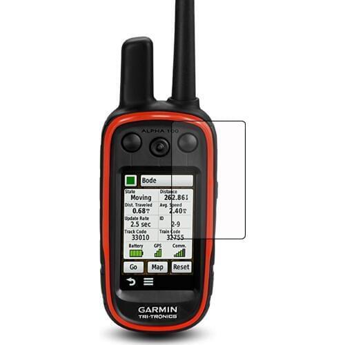 2* Clear LCD PET Shield Film Anti-Scratch Screen Protector Cover for Garmin Alpha 100 GPS Accessories