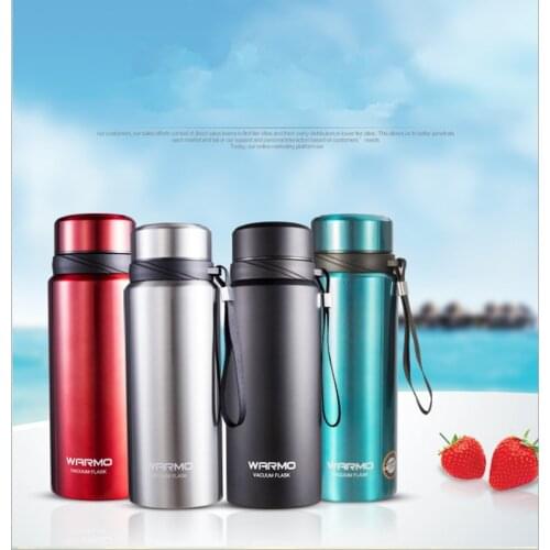 800ML Thermal Cup With Tea leaks Vacuum Flask Heat Water Tea Mug Thermos Coffee Mugs Insulated Stainless Steel Travel Cup
