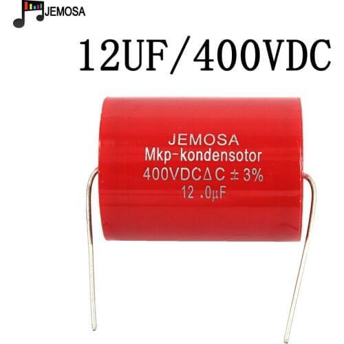 Audiophiler Axial MKP Capacitor 12UF 400V DC Coupling Divider HIFI Grade Audio Capacitor 12UF 400V For Tube Guitar Amplifier