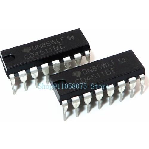 Free freight CD4511BE CD4511 DIP-16 50pcs