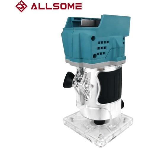 880W Cordless Electric Trimmer Woodworking Slotting Trimming Wood Milling Cutter Machine Wood Router for Makita 18V Battery