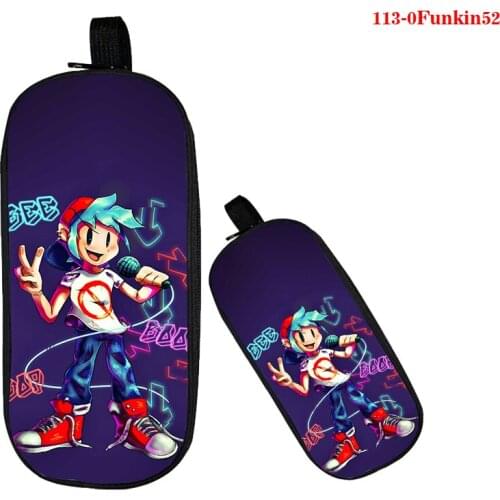 New Friday Night Funkin Pencil Case Children Game Cartoon Pencil Box Kids Pencil Case Holder Students Double Layer Pen Bags 2021