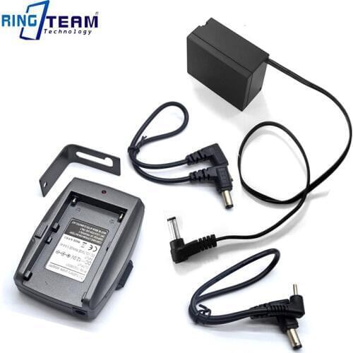 12V NP Battery Holder Kits + FNP-T125 NP T125 Battery DC Coupler for Fuji Fujifilm Digital Cameras GFX50S GFX50R GFX 50S 50R