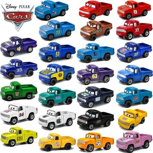 Disney Pixar Cars Metal Diecasts Pickup Command Cars Toy Disney Racing Children Exhibition Collection Model Kids Educational Toy
