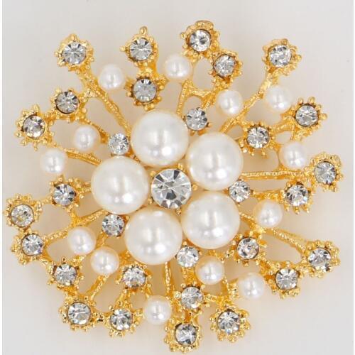 Simple Gypsophila Brooch Jewelry For Women/men Fashion Jewelry Brooch Pins Metal Scarf Wedding Gift Diy Jewellery Accessories