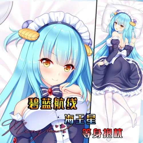 Anime Azur Lane HMS Neptune Sexy Dakimakura Hugging Body Pillow Case Otaku Bedding Throw Pillow Cushion Pillow Cover Xmas Gifts