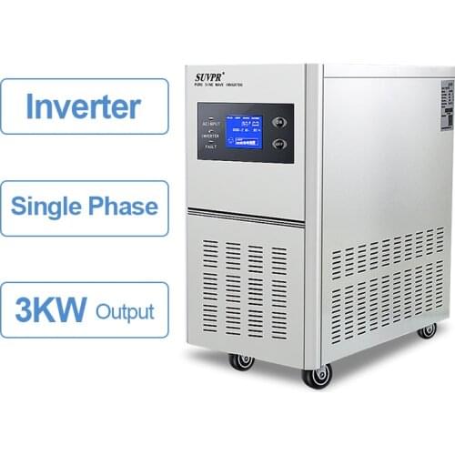 SUVPR 3KW Off Grid Solar Power Hybrid 3000w Pure Sine Wave Inverter