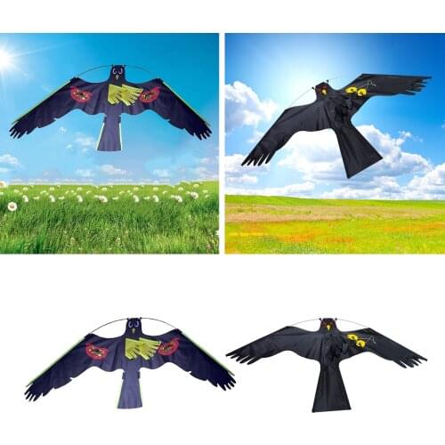 Flying Kite Bird Repeller Bird Scarer Scarecrow with Reflective Eye