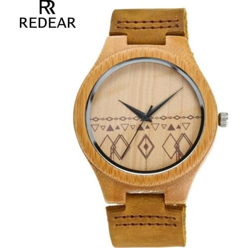 High Quality Couples Wood Watches Without Logo Leather Strap Watch Men Luxury Handmade Quartz Wristwatch For Boy