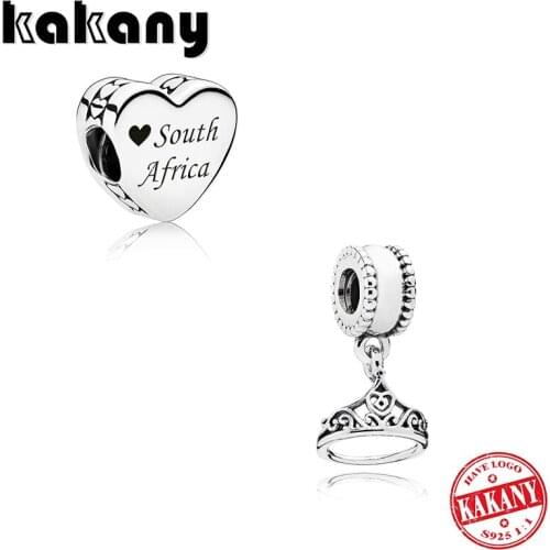 New Sterling Silver Thai Vintage Crown Pendant Pendant For Diy Bracelets And Bangles Original Womens Jewelry Wholesale