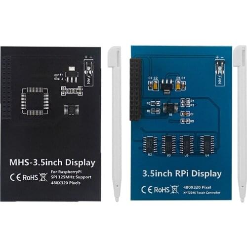 3.5 Inch Mhs Touchscreen 480X320 For Raspberry Pi 4B/3B+/3B TFT LCD Module Screen Display With Touchpen