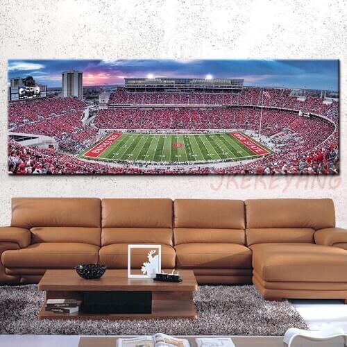 5D DIY square/round Diamond painting Football field panorama Cross Stitch Diamond Embroidery Pattern Rhinestone J2876