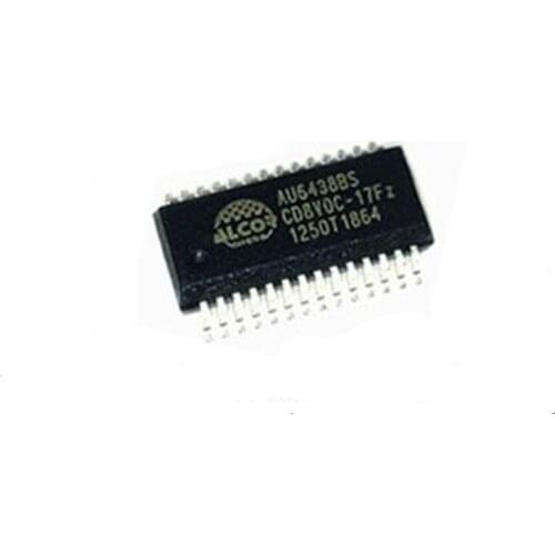 Free shipping AU6438BS AU6438 SSOP28 10PCS