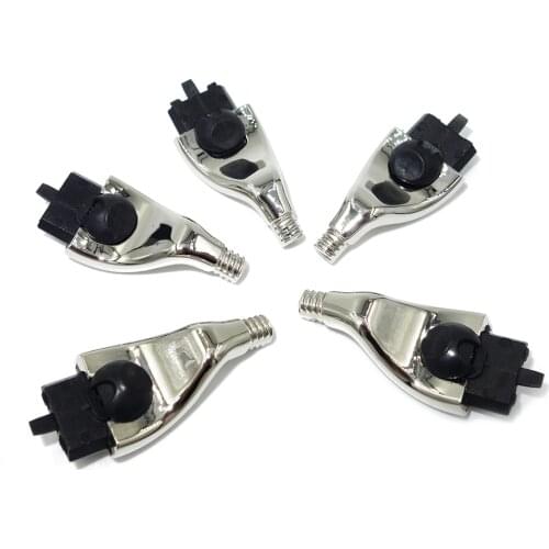 WLONG Nickel Silver Color Mach 3 Razor Head Connector Cartridge for DIY Shaving Handle Holder and 3 Layer Beard Blades Adapter