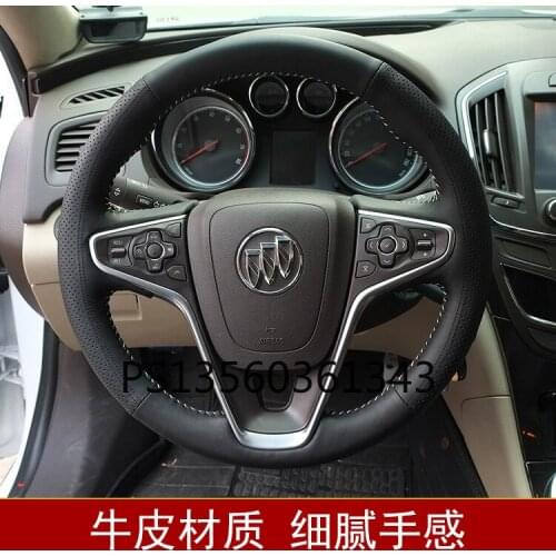 Suitable for Buick Envision Regal Lacrosse Verano Exterior Excelle Encore GX Hand-stitched leather steering wheel cover