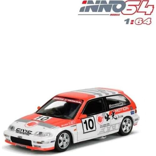 1:64 HONDA CIVIC EF9 GR.A 10 Alloy model car Metal toys for childen kids diecast gift