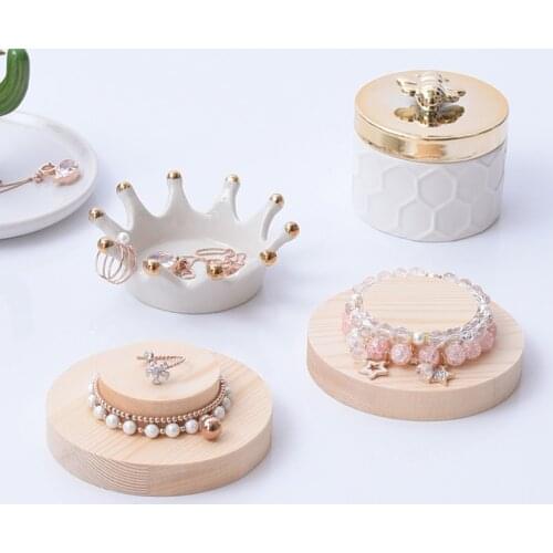 Jewelry Organizer Storage Earring Holder Earring Charms Jewelry Organizer Earring Display Stand Wood Jewelry Showcase for Store