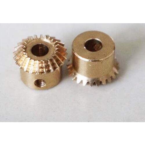For sale 2015 0.5M-22T copper bevel gear -bore 4mm small module gear