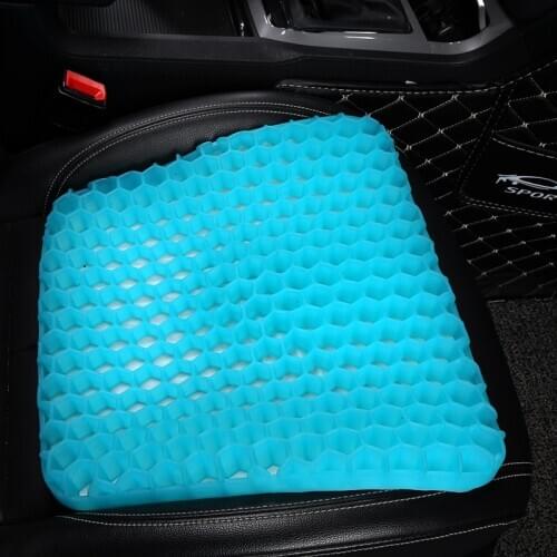 Dropshipping Honeycomb Elastic Gel cushion Car Seat cushion Summer Breathable Massage Seat Pad Health Care Pain Chair Cushion