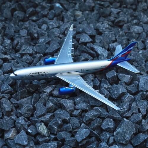 Russian Airlines A320 Airplane Diecast Aircraft Model 6" Metal Plane Aeroplane Home Office Decor Mini Moto Toys for Children