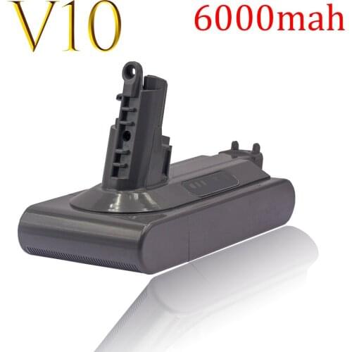 6000mAh 21.6V Li-ion Replacement Battery for Dyson V10 DC58 DC59 DC61 DC62 SV09 SV07 SV06 SV04 SV03 Vacuum Cleaner Battery