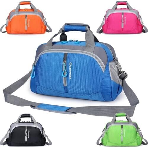 Hot Professional Nylon Waterproof Sports Gym Bag women Men for the gym Fitness Training Shoulder handbags Bag yoga Bag Luggage