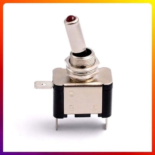 LED Dot Light 12V Car Auto Boat Ship ON/OFF TOGGLE SPST SWITCH CS-388 Automobile Accessories