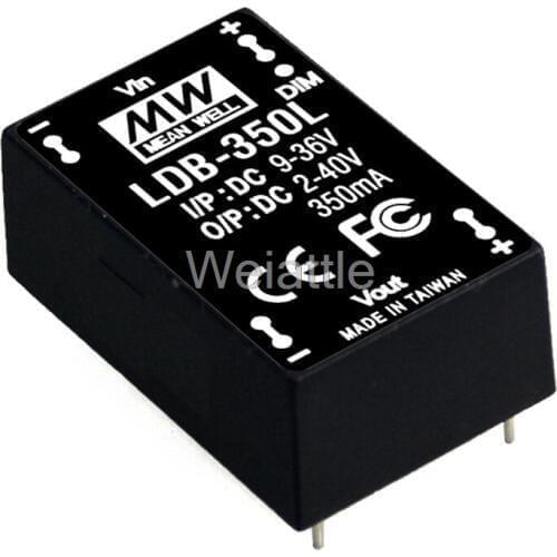 MEAN WELL original LDB-350L 2 ~ 40VDC 350mA meanwell LDB-350 DC-DC Constant Current Buck-Boost LED driver pin tyle
