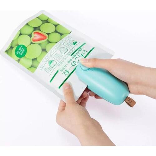 Xiaomi mijia 90fun Sealer Mini Electric Food Sealing Clips Machine Slip Cover Capper Snack Packing Bag Heat Sealer For Food